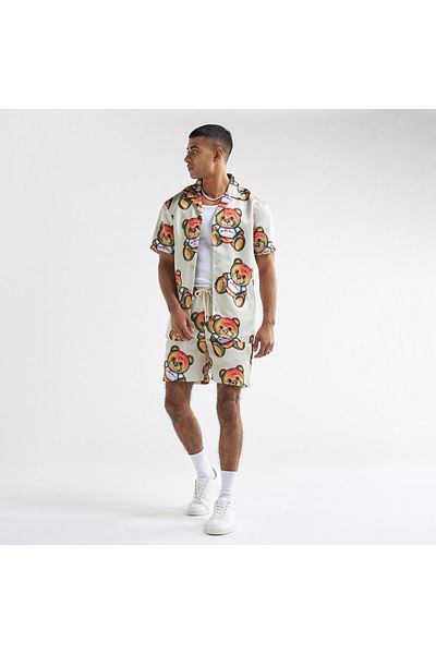 FAV Printed Satin Lounge Shorts