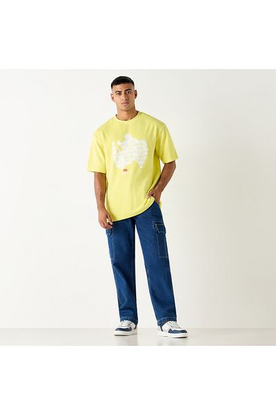 ECKO تي شيرت مطبوع برقبة دائرية وأكمام قصيرة من Unltd