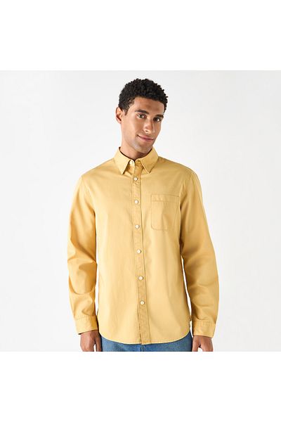 Lee Cooper قميص بقصّة عادية وأكمام طويلة وجيب