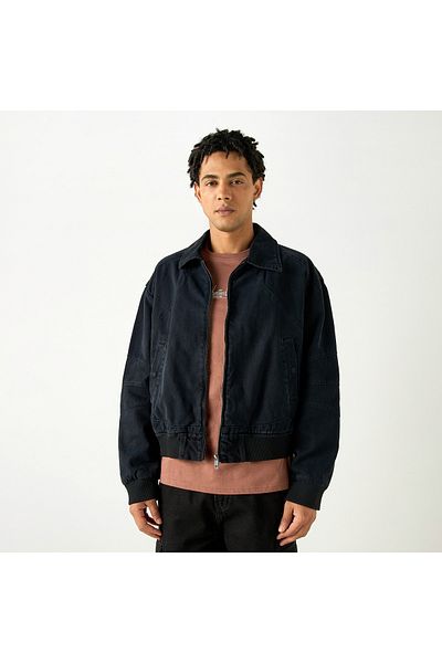 Lee Cooper Long Sleeves Bomber Jacket With Zip Closure And Pockets