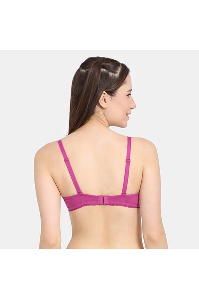 Zivame Balconette Bra With Hook And Eye Closure