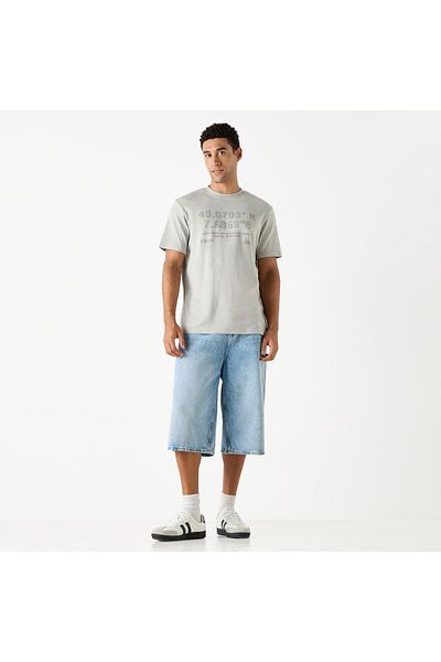 Kappa Embossed T-shirt With Short Sleeves