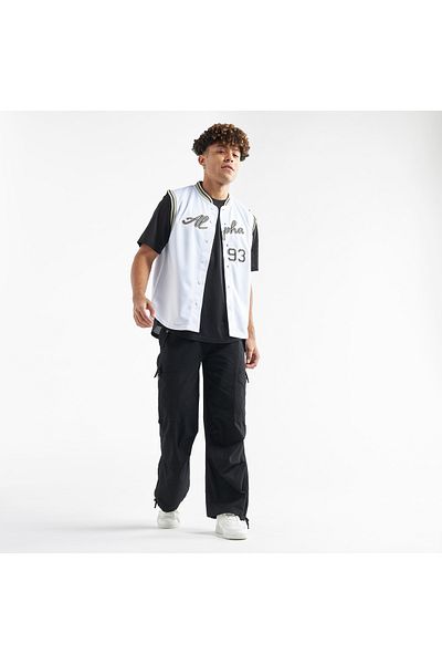 FAV Typography Print Baseball Shirt