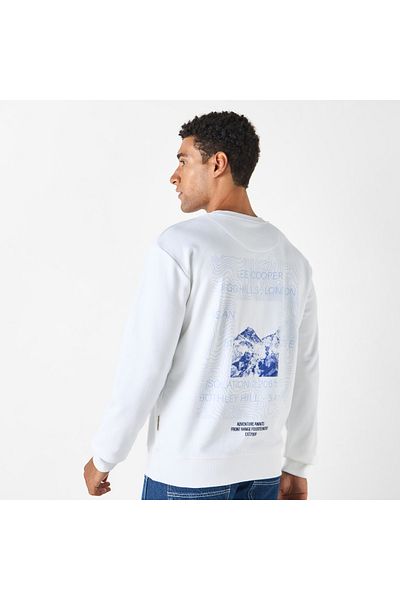 Lee Cooper Printed Sweatshirt With Crew Neck