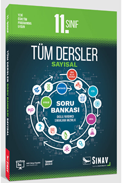 Sınav Yayınları 11. Sınıf Tüm Dersler Sayısal Çözümlü Soru Bankası