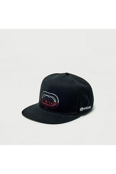 ECKO Logo Embroidered Cap With Hook And Loop Strap Closure