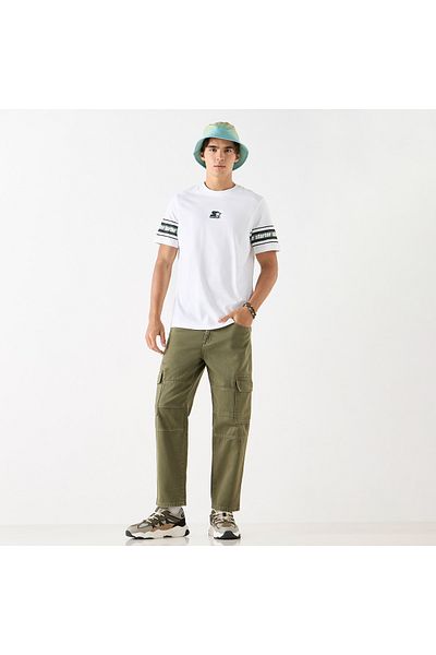 Starter Printed Crew Neck T-shirt With Short Sleeves