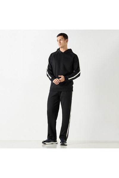 Iconic Tape Detail Hooded Sweatshirt With Raglan Sleeves
