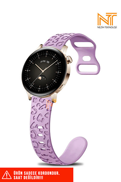 Nezih Case Huawei Watch Gt-gt2-gt3 42mm Ve Elegant 20mm Uyumlu A Kalite Leopa...