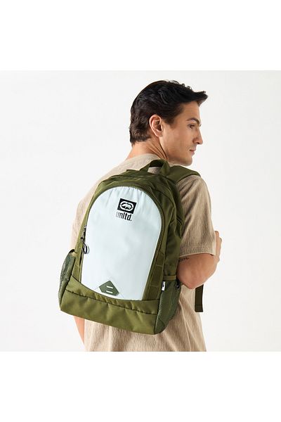 ECKO Unltd Colourblock Backpack With Adjustable Shoulder Straps