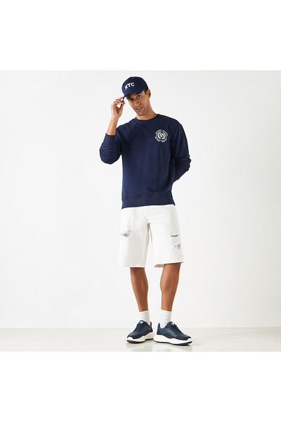 Lee Cooper Printed Sweatshirt With Crew Neck