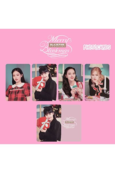 Kpop Dünyasi Σετ φωτοκάρτες BLACKPINK «Merry Blinkmas»