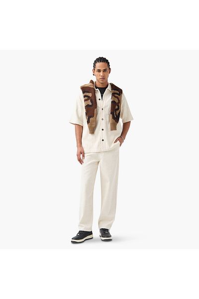Lee Cooper Textured Mid-rise Straight Denim Pants