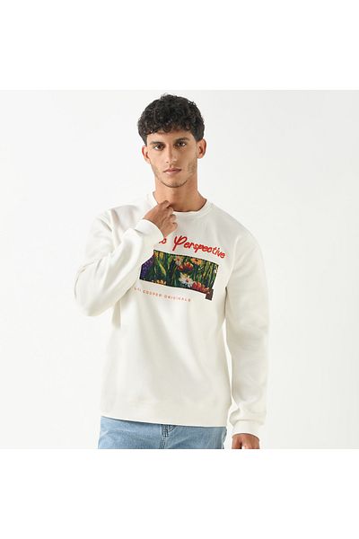 Lee Cooper Printed Sweatshirt With Long Sleeves
