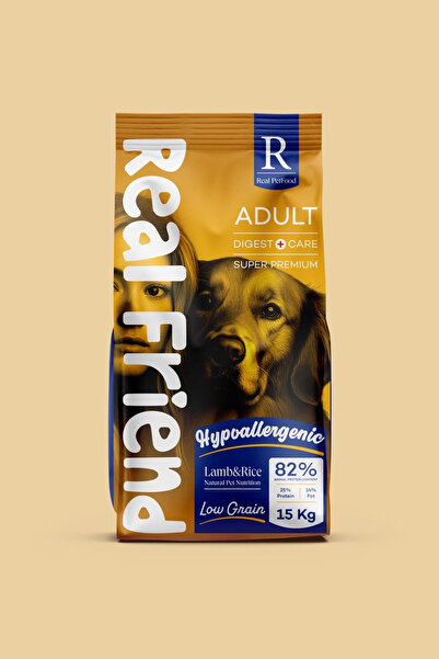 Real Friend Yetişkin Köpek Maması Kuzu Etli & Pirinçli- Digest Care Adult Dog...