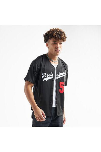 FAV Typography Print Baseball Shirt