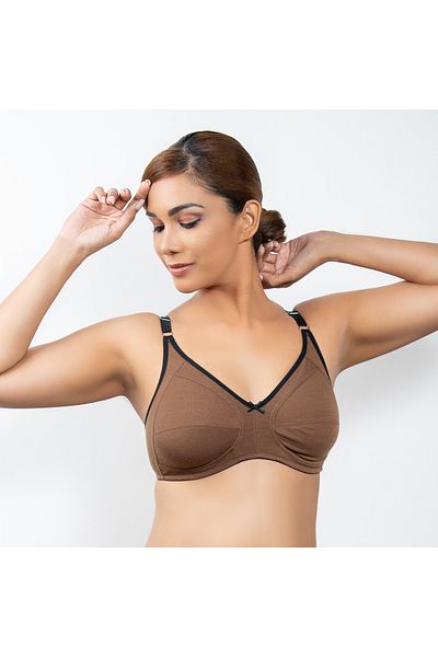 Aadaraya Set Of 3 - Assorted A-frame Bra With Hook And Eye Closure