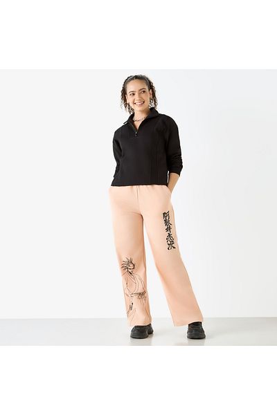SP Characters Printed Track Pants With Elasticated Waistband