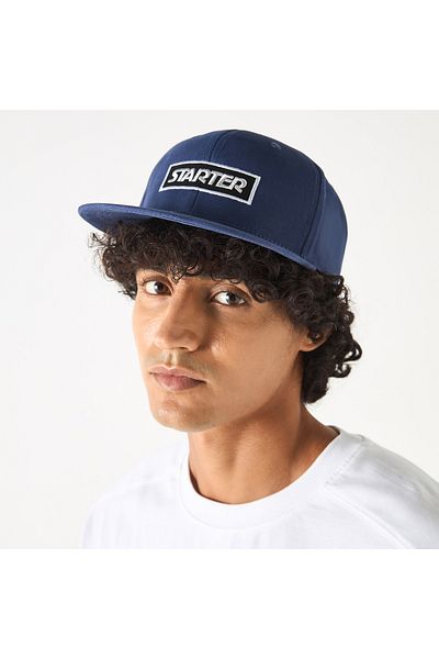 Starter Logo Embroidered Cap With Hook And Loop Strap Closure