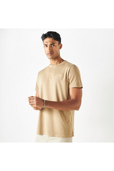ECKO Unltd Logo Embroidered Crew Neck T-shirt