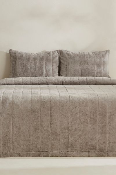 Karaca Home Gray Double Bed Cover Set