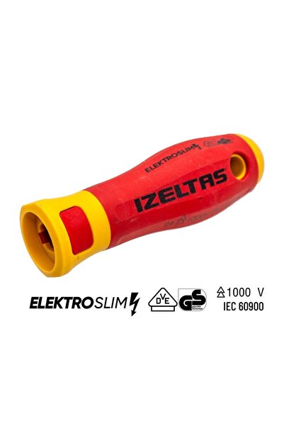 İzeltaş İzeltaş 1000V Elektro Slim İzoleli Tornavida Sapı