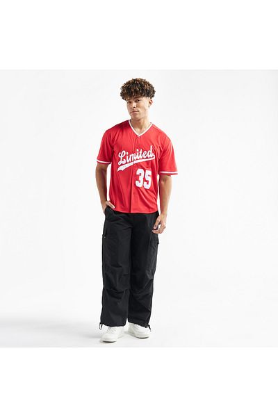 FAV Typography Print Baseball Shirt