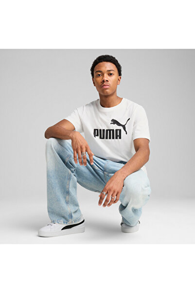 Puma PUMA ESS Αρ. 1 Μπλουζάκι με λογότυπο - Λευκό