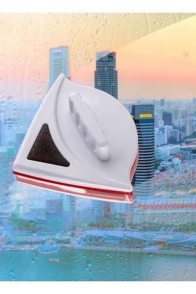 sharpdo Classic Triangle Magnetic Window Cleaner for Cleaning Windows,Suitable for 15-24mm Glass
