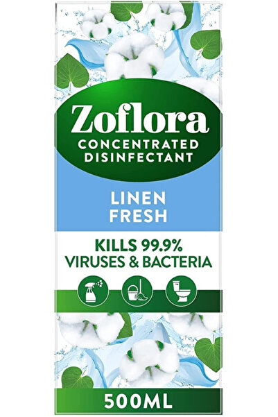 Zoflora مطهر مركز متعدد الأغراض، منعش للكتان، 500 مل