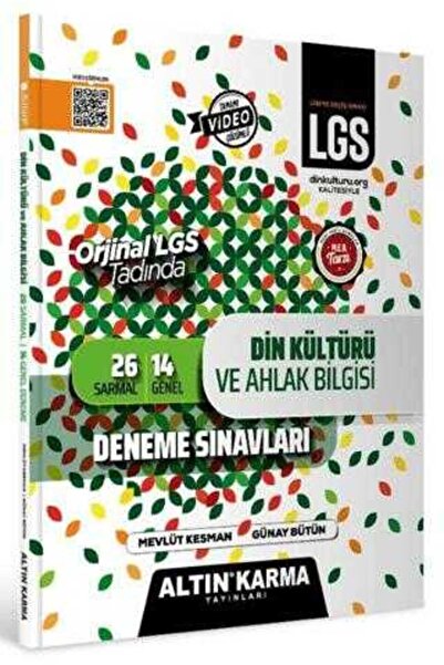Altın Karma 2024 Lgs Din Kültürü Ve Ahlak Bilgisi Sarmal Deneme
