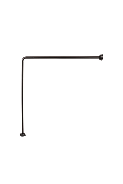 Banio BANİO - Köşeli (L) Banyo Perde - Duş Borusu (80*80*80 cm)