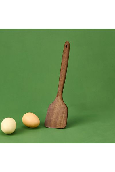 MİEN Mien Handy Flat Acacia Serving Spatula - Brown - 34 cm