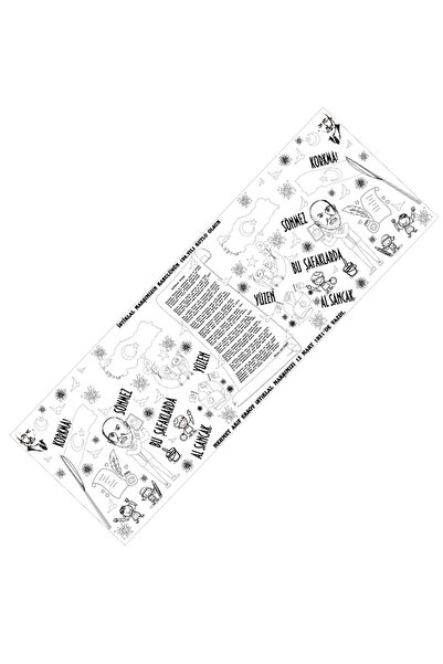 heptex 12 Mart İstiklal Marşı Dev Rulo Boyama 3 60x170cm