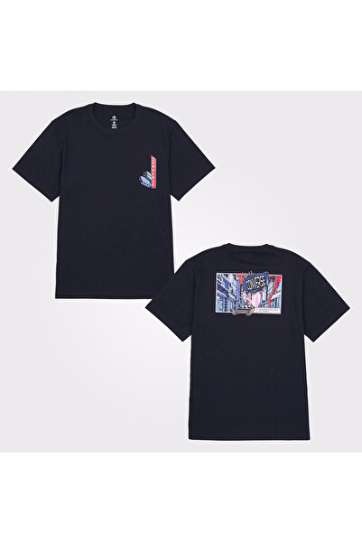 Converse Baskılı Erkek Siyah T-Shirt