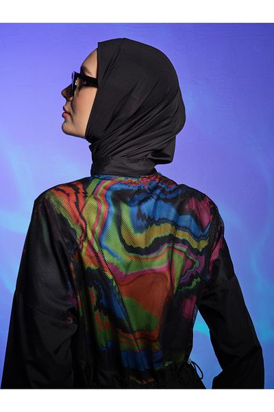 ALFASA Hijab Swimsuit with Mesh Detail on the Back
