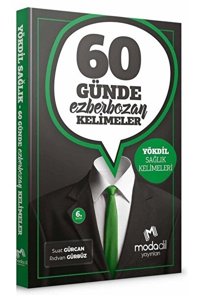 Modadil Yayınları Modadil YÖKDİL Sağlık 60 Günde Ezberbozan Kelimeler Modadil...