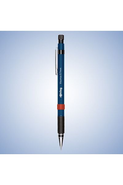 Rotring Visumax Versatil Pen 0.7mm Tip, Navy Blue, Ergonomic Rubber Grip and Eraser