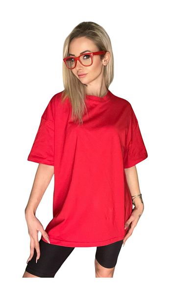 Oyga Γυναικείο μπλουζάκι Unisex με κοντό μανίκι φαρδιά εφαρμογή