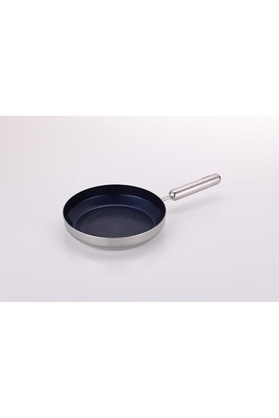 NEOFLAM ,Edge,Stainless Steel Frying pan24cm,18/10Etching Smooth Surface,Induction,dishwasher safe