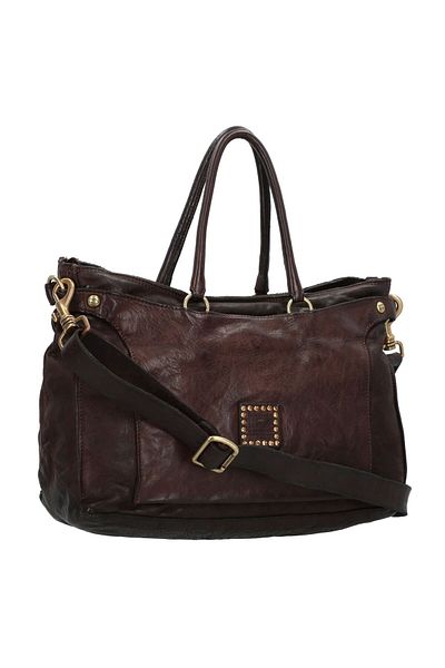 Campomaggi Mogano Handtasche Leder 33 cm