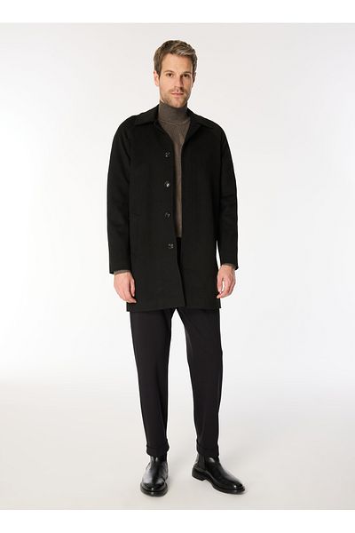 ALTINYILDIZ CLASSICS Altınyıldız Classics Black Men's Palto Ace 052510019 _Palto