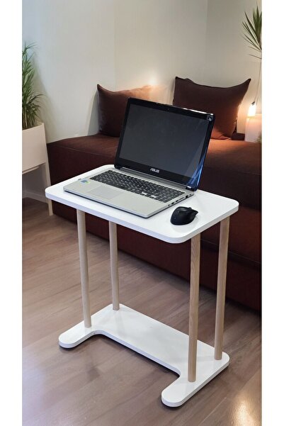 PEKA High Quality Laptop Stand with Wheels Breakfast Table Side Table