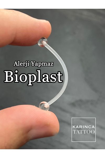 Karınca Piercing Bioplast Pregnant Piercing Belly Piercing Bridge Industrial High Quality Piercing (Ant Tattoo)