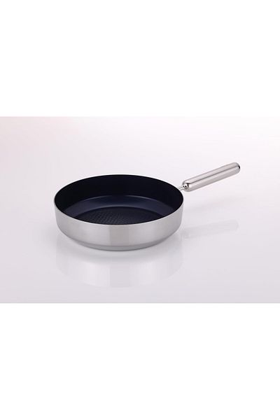 NEOFLAM ,Edge,Wok Pan28cm,Stainless Steel,18/10 Etching Smooth Surface,Induction,dishwasher safe