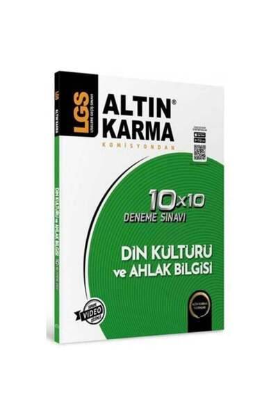 Altın Karma Yayınları 8. Sınıf Lgs Din Kültürü Ve Ahlak Bilgisi 10 X 10 Deneme