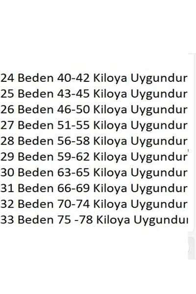 LAMİRAMOOD Verde Belamış Cremă verde Jean Kilo 44-46 Greutate mică goală Vârfuri joase Femeie Pasifren Turlu