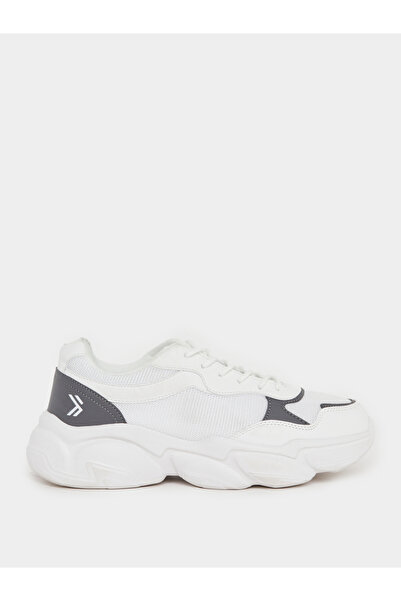 Styli Color Block Chunky Sole Lace Up Sneakers