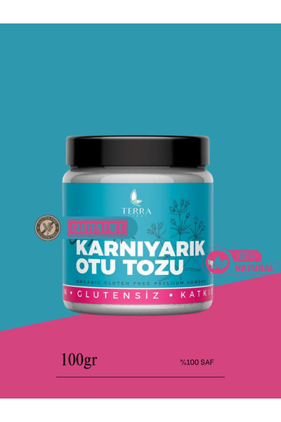 Terra Verde Karnıyarık Otu Tozu (Psyllium) 100g – Doğal Lif Kaynağı