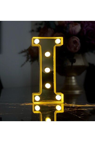 Gift Moda 3d Işıklı Led Harf Dekoratif Aydınlatma Büyük Boy